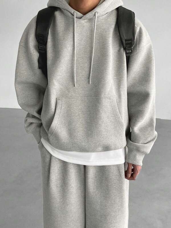 Conjunto Moletom Hoodie Oversized Comfy Minimalista