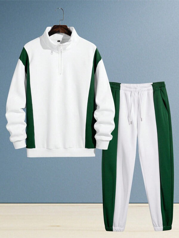 Conjunto Moletom Gola Alta Com Calça Jogger Urbano