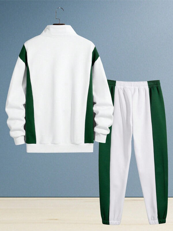 Conjunto Moletom Gola Alta Com Calça Jogger Urbano