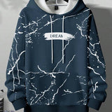 Moletom Estampado Com Capuz Estilo Streetwear Casual