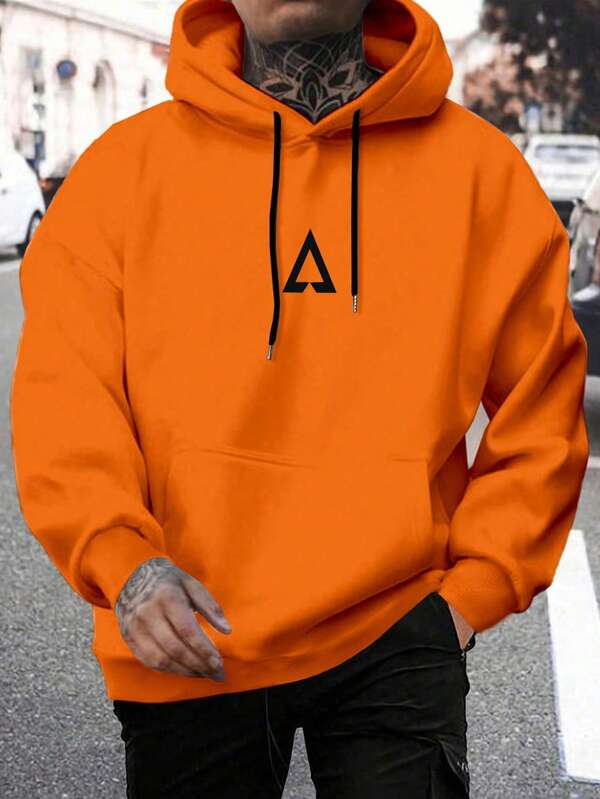 Moletom Oversized Com Capuz Estilo Urbano Minimalista