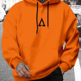 Moletom Oversized Com Capuz Estilo Urbano Minimalista