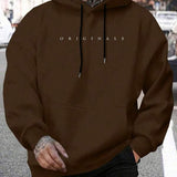 Moletom Oversized Com Capuz Estilo Casual Minimalista