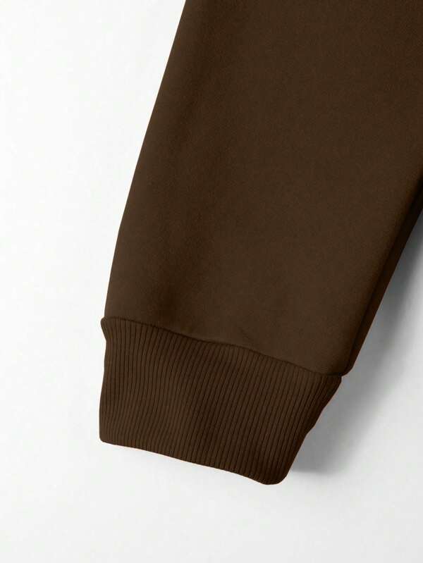 Moletom Oversized Com Capuz Estilo Casual Minimalista