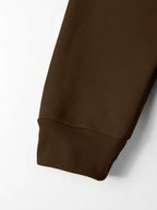Moletom Oversized Com Capuz Estilo Casual Minimalista