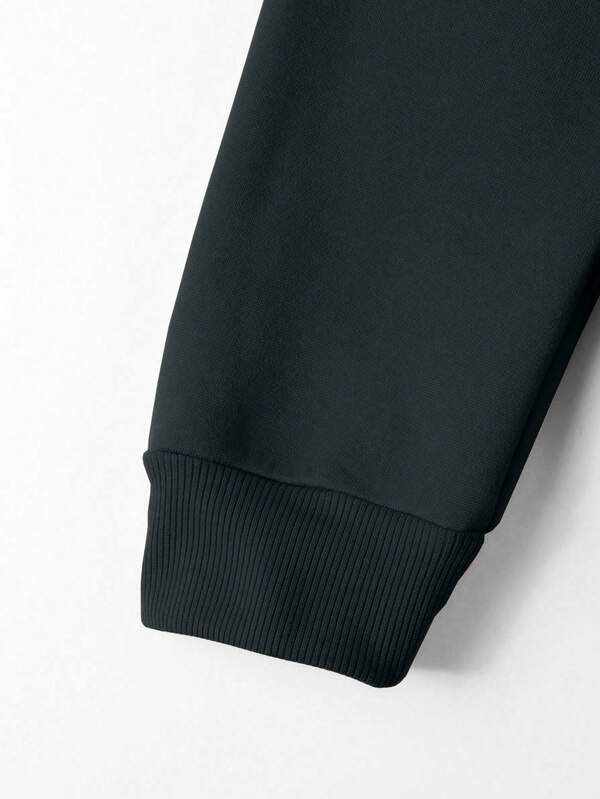 Moletom Oversized Com Capuz Estilo Casual Minimalista