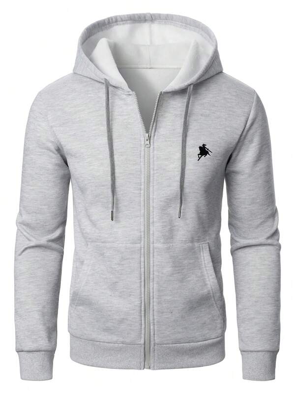 Moletom Masculino Aberto Com Capuz Casual Esportivo Urbano