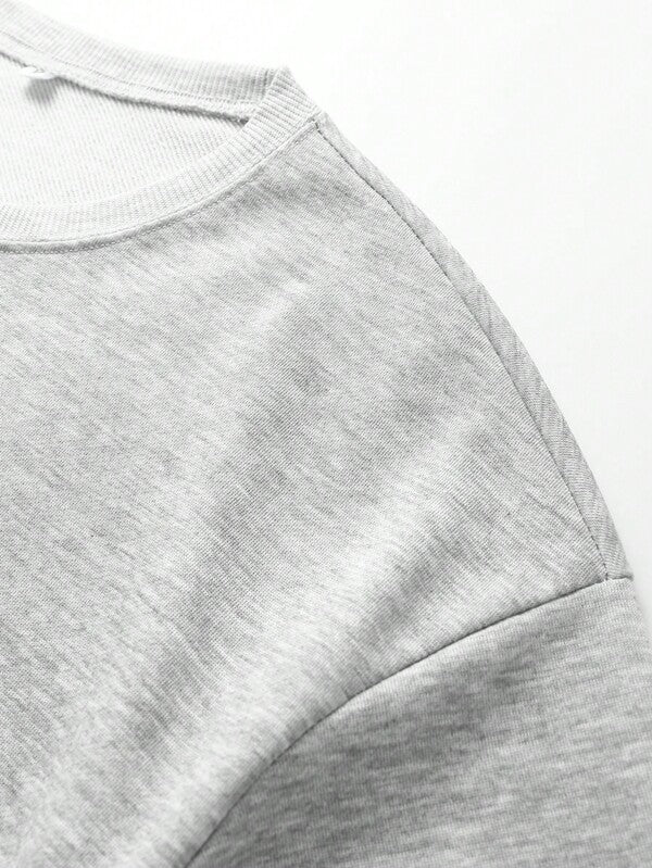 Conjunto Moletom Básico Com Calça Jogger Casual