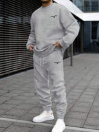 Conjunto Moletom Básico Com Calça Jogger Casual