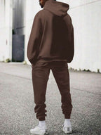 Conjunto Moletom Com Zíper E Calça Jogger Casual