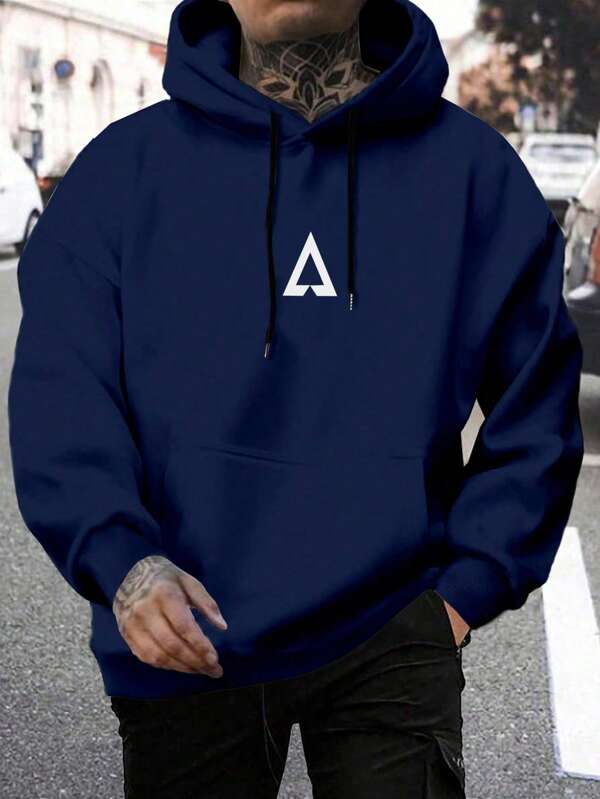 Moletom Oversized Com Capuz Estilo Urbano Minimalista