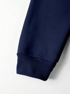 Moletom Oversized Com Capuz Estilo Urbano Minimalista