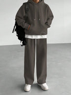 Conjunto Moletom Hoodie Oversized Comfy Minimalista