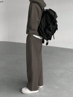 Conjunto Moletom Hoodie Oversized Comfy Minimalista