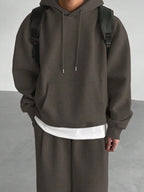 Conjunto Moletom Hoodie Oversized Comfy Minimalista