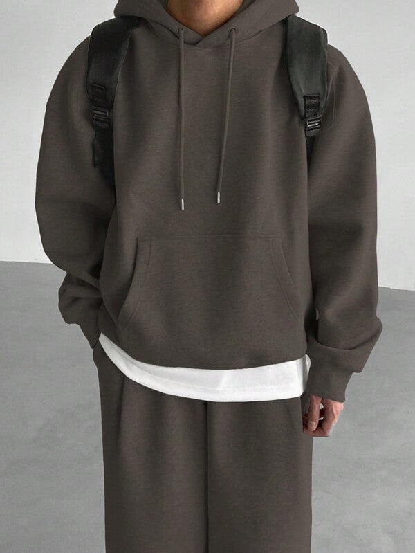 Conjunto Moletom Hoodie Oversized Comfy Minimalista