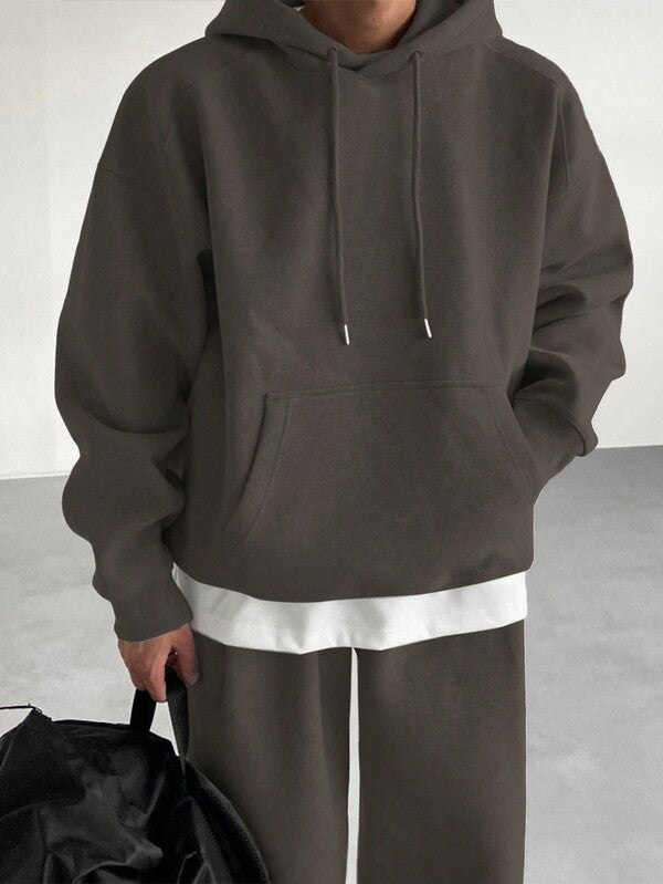 Conjunto Moletom Hoodie Oversized Comfy Minimalista