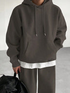 Conjunto Moletom Hoodie Oversized Comfy Minimalista