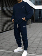 Conjunto Moletom Básico Com Calça Jogger Casual