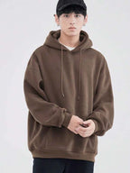 Moletom Masculino Oversized Com Capuz Casual Minimalista