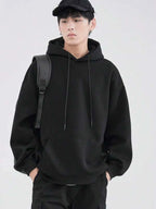 Moletom Masculino Oversized Com Capuz Casual Minimalista