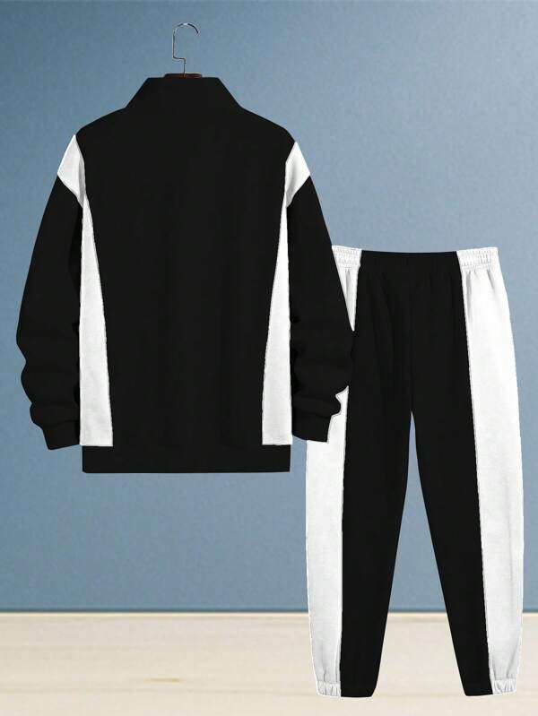 Conjunto Moletom Gola Alta Com Calça Jogger Urbano
