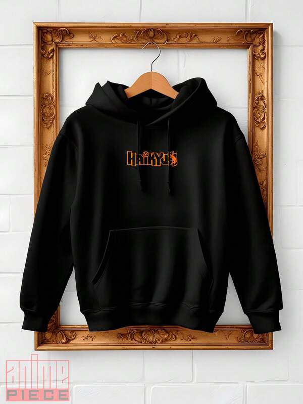 Moletom Oversized Haikyuu Hinata Com Capuz Streetwear