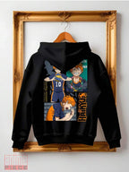 Moletom Oversized Haikyuu Hinata Com Capuz Streetwear