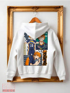 Moletom Oversized Haikyuu Hinata Com Capuz Streetwear