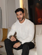 Suéter Masculino Tricot Texturizado Casual Moderno