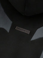 Moletom Oversized Com Zíper Estilo Streetwear Futurista