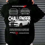 Moletom Dodge Challenger SRT Estilo Streetwear Automotivo