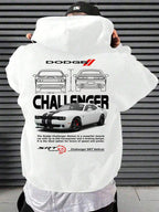 Moletom Dodge Challenger SRT Estilo Streetwear Automotivo