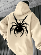 Moletom Oversized Aranha Dark Estilo Gothic Streetwear