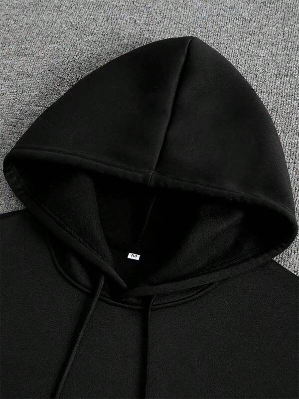 Moletom Masculino Oversized Com Capuz Streetwear Estampado
