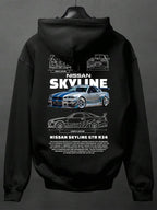 Moletom Nissan Skyline GTR R34 Estilo Streetwear Automotivo