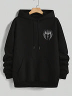 Moletom Felpado Cruz Angelical Estilo Gothic Streetwear