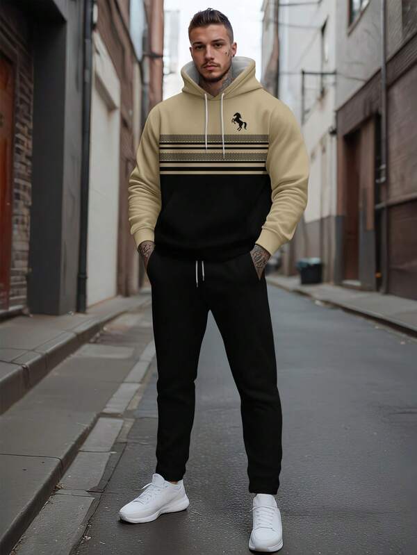 Conjunto Moletom Hoodie Estilo Casual Urbano Moderno