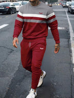 Conjunto Moletom Com Recortes Estilo Esportivo Urbano