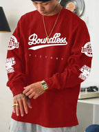 Moletom Boundless Victory Estilo College Streetwear Casual