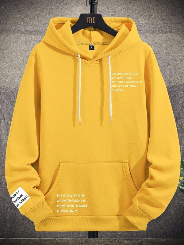 Moletom Oversized Com Bolso Canguru Estilo Streetwear