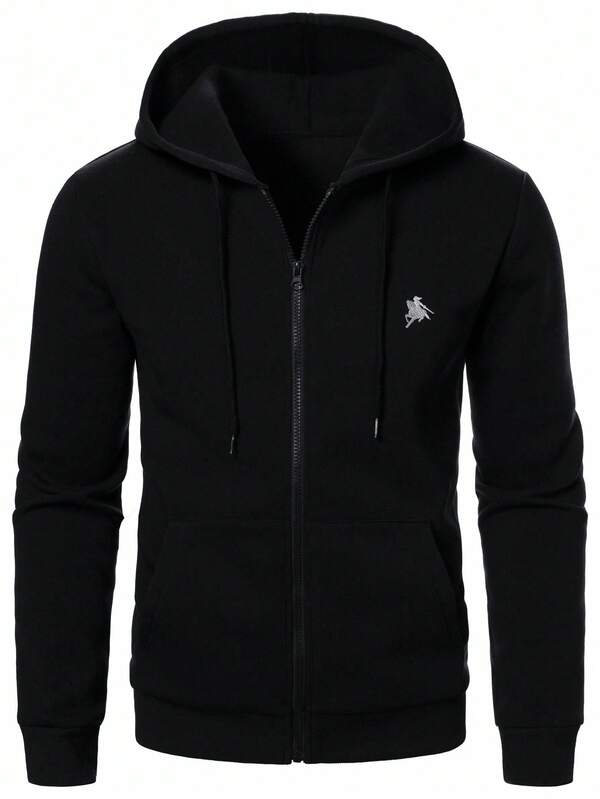 Moletom Masculino Aberto Com Capuz Casual Esportivo Urbano