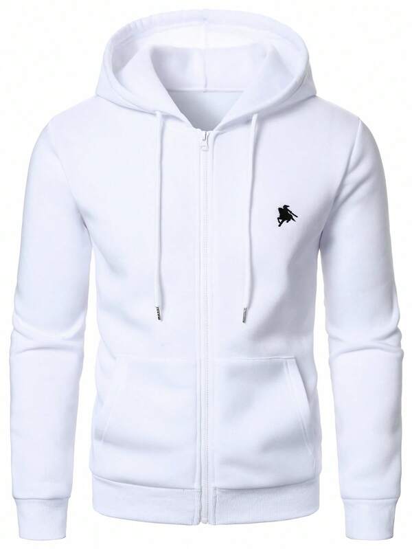 Moletom Masculino Aberto Com Capuz Casual Esportivo Urbano