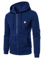 Moletom Masculino Aberto Com Capuz Casual Esportivo Urbano
