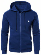 Moletom Masculino Aberto Com Capuz Casual Esportivo Urbano