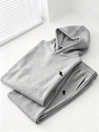 Conjunto Moletom Hoodie Com Calça Jogger Casual