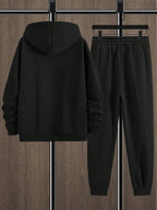 Conjunto Moletom Com Capuz E Punho Ribana