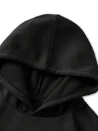 Conjunto Moletom Com Capuz E Punho Ribana