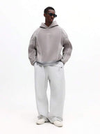 Moletom Oversized Com Recortes Estilo Streetwear Futurista