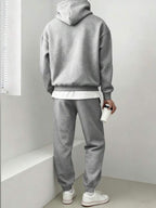 Conjunto Moletom Hoodie Com Calça Jogger Casual